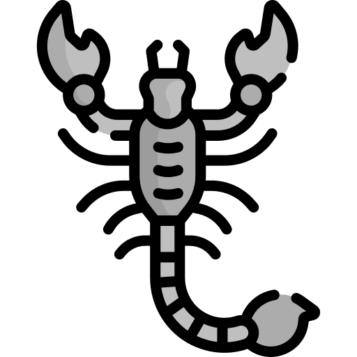 Scorpion sting predatory venomous icon Scorpion sting predatory venomous icon