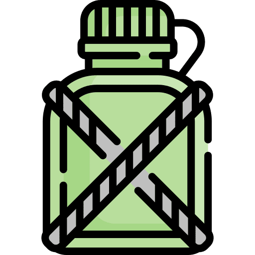 Canteen flask food and restaurant water icon Canteen flask food and restaurant water icon