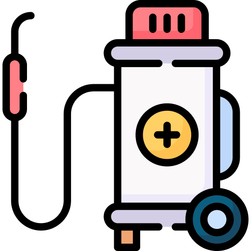 Disinfectant healthcare and medical sterilization protection icon
