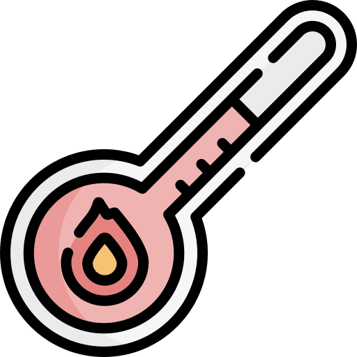 Thermometer warm haw weather thermometer icon Thermometer warm haw weather thermometer icon
