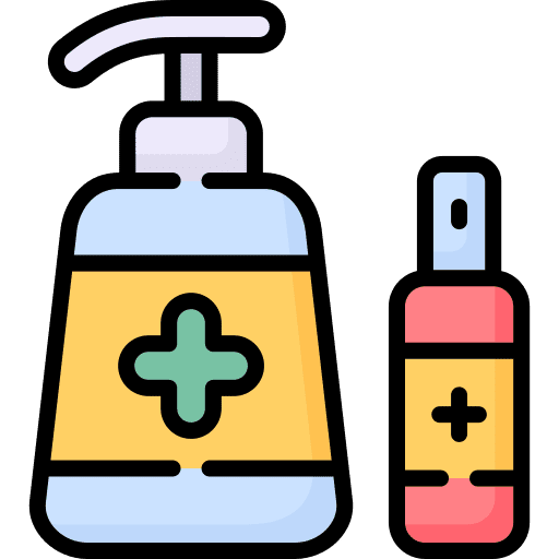 Disinfectant hand gel disinfectant hand sanitizer icon