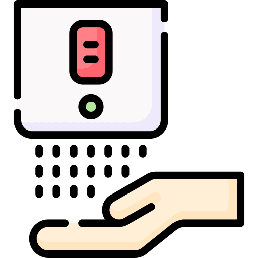 Disinfectant sterilization alcohol automatic icon