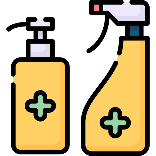 Disinfectant sterilization liquid disinfectant icon