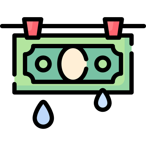 Money laundering money interface hacker icon