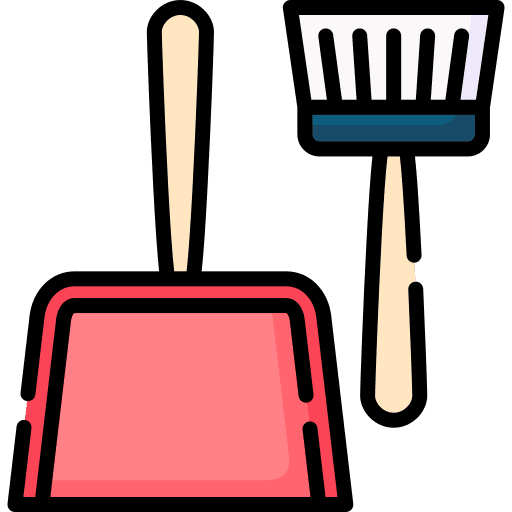 Scoop dustpan scoop clean icon
