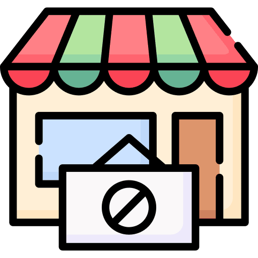 Store supermarket store commerce icon