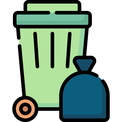 Trash bin bin garbage trash icon