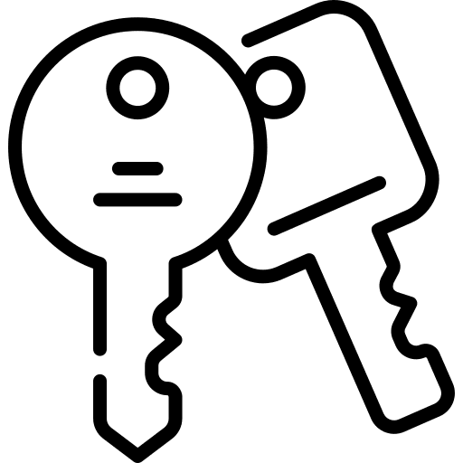 Keys password tools and utensils passkey icon Keys password tools and utensils passkey icon