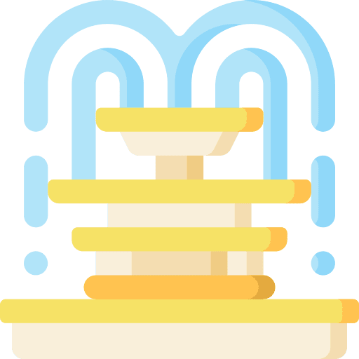 Fountain fountain architecture and city ornament icon Fountain fountain architecture and city ornament icon