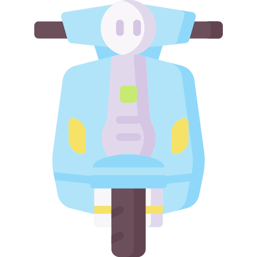 Scooter motorcycle transportation transport icon Scooter motorcycle transportation transport icon