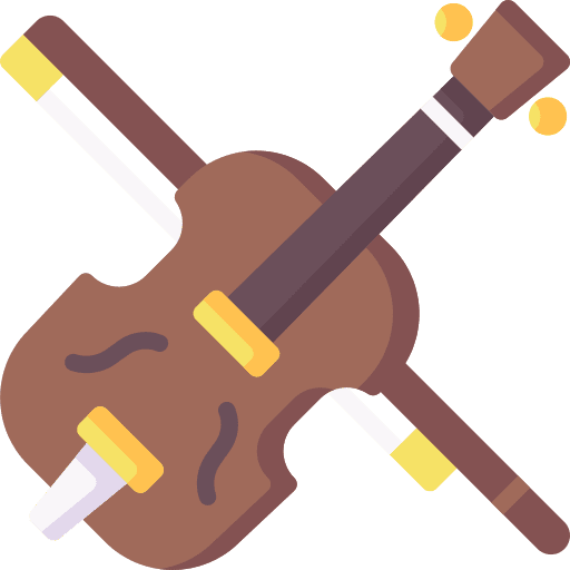 Fiddle fiddle orchestra music and multimedia icon Fiddle fiddle orchestra music and multimedia icon