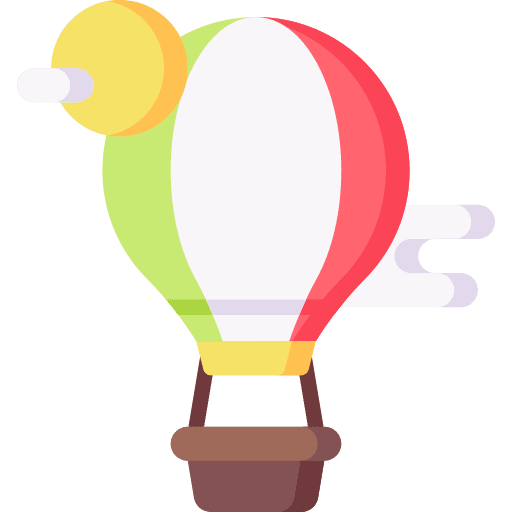 Hot air balloon fly travel flight icon Hot air balloon fly travel flight icon