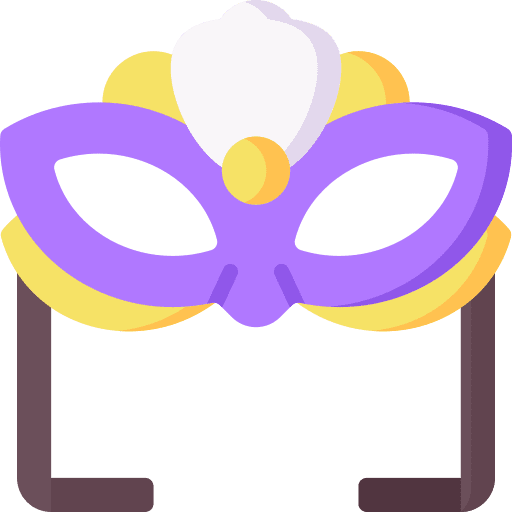Mask birthday and party carnival eye mask icon Mask birthday and party carnival eye mask icon