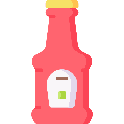 Sauce ketchup food and restaurant fast food icon Sauce ketchup food and restaurant fast food icon
