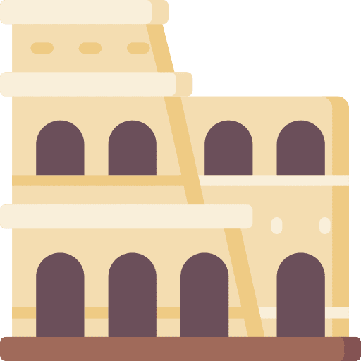 Colosseum building europe italy icon Colosseum building europe italy icon