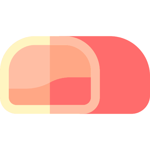 Ham barbecue food and restaurant meat icon