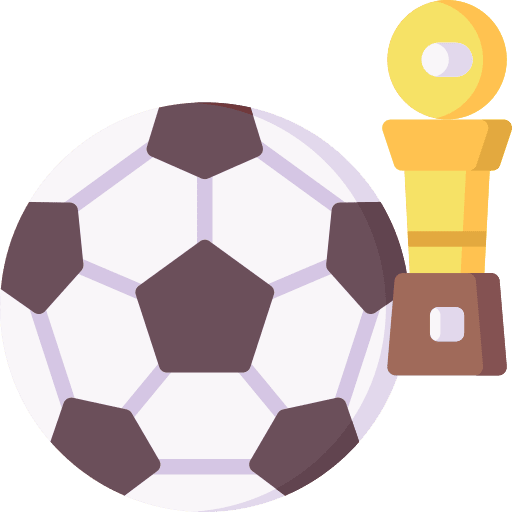 Soccer ball sportive trophy football icon Soccer ball sportive trophy football icon