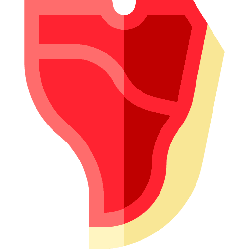 Steak grilled proteins food icon