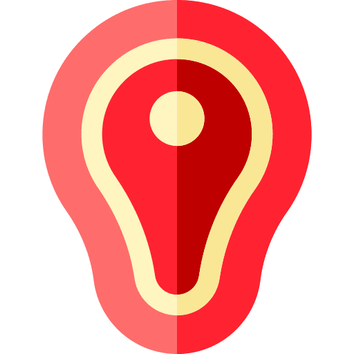 Meat food and restaurant beef steak meat icon Meat food and restaurant beef steak meat icon