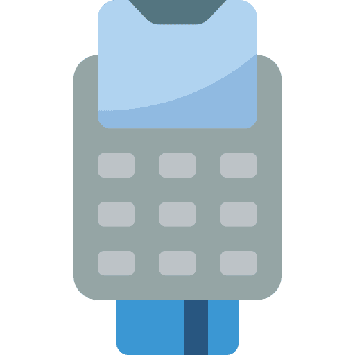 Pos terminal mobile pos terminal pos icon