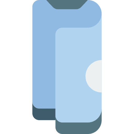 Foldable phone communications device foldable phone icon
