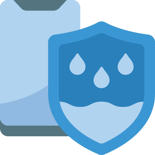 Smartphone shield smartphone security icon