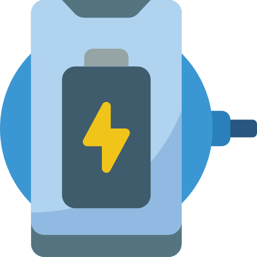 Wireless charger charging wireless charging smartphone icon