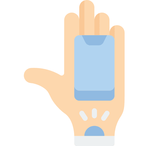 Hand hand hand gesture smartphone icon