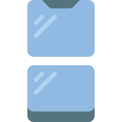 Smartphone split phone smartphone icon