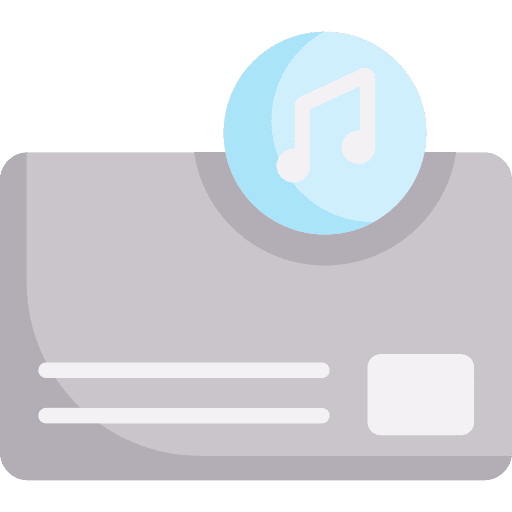 Credit card music shop debit card commerce and shopping icon Credit card music shop debit card commerce and shopping icon