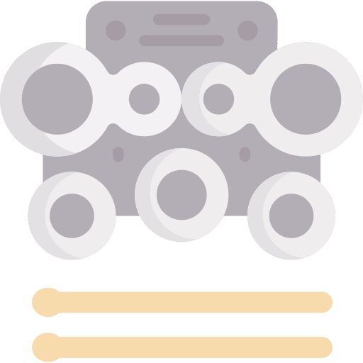 Drum percussion instrument music and multimedia orchestra icon Drum percussion instrument music and multimedia orchestra icon