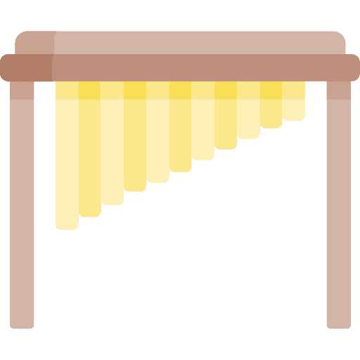 Marimba music orchestra musical instrument icon Marimba music orchestra musical instrument icon