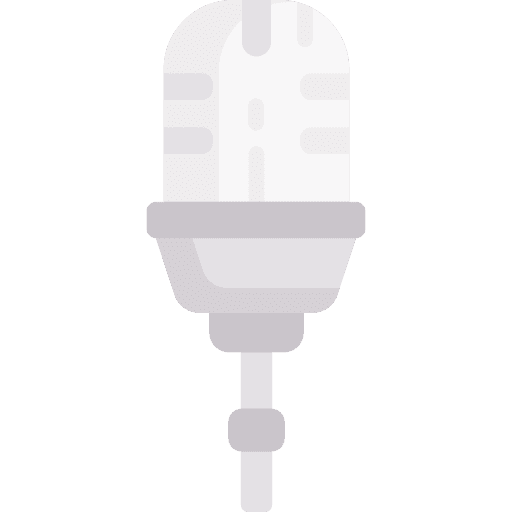 Microphone vintage microphone music and multimedia icon Microphone vintage microphone music and multimedia icon