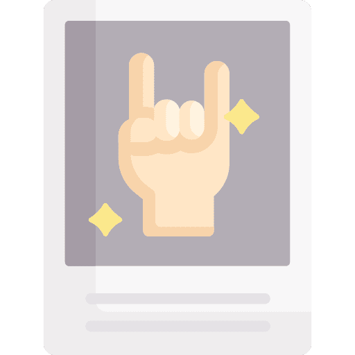 Poster entertainment rock and roll concert icon Poster entertainment rock and roll concert icon