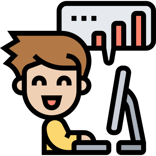 Executive office worker executive officer icon