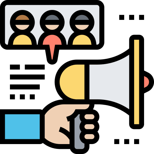 Marketing speaker advertising marketing icon Marketing speaker advertising marketing icon