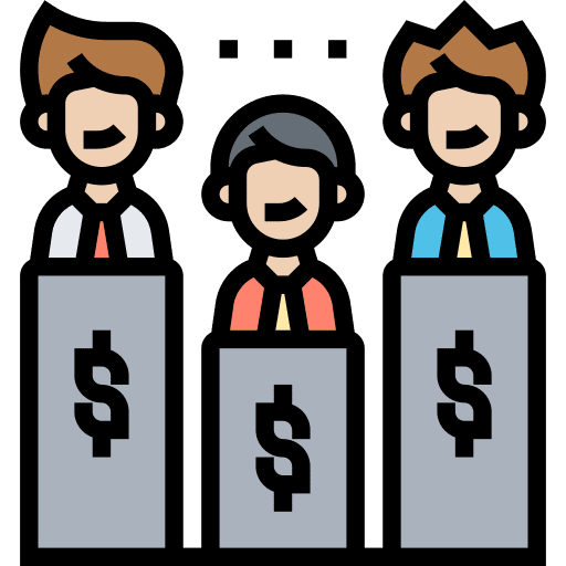 Shareholder agreement business and finance partner icon Shareholder agreement business and finance partner icon