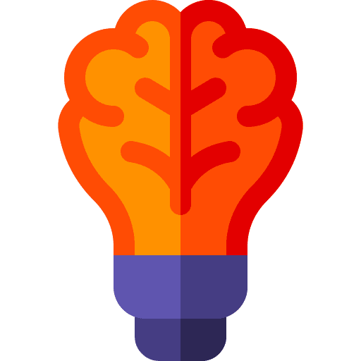 Creative thinking innovation business and finance art and design icon