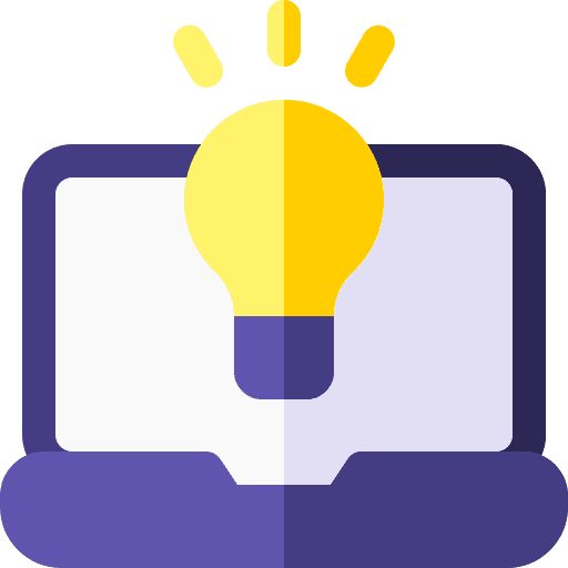 Laptop software laptop idea icon