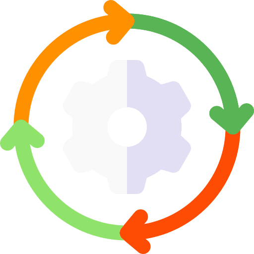 Process gears machine miscellaneous icon