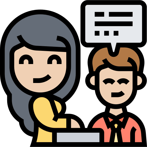 Reception information desk customer front desk icon Reception information desk customer front desk icon