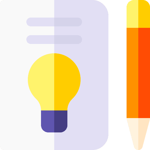 Sketchbook creation files and folders idea icon Sketchbook creation files and folders idea icon