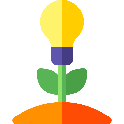 Experience tree growing seed energy icon Experience tree growing seed energy icon