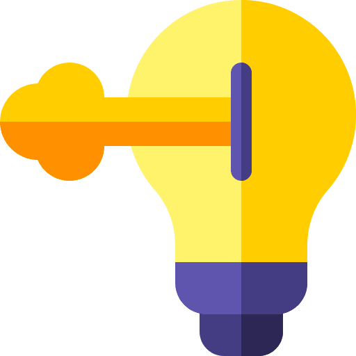 Idea furniture and household lights illumination icon Idea furniture and household lights illumination icon