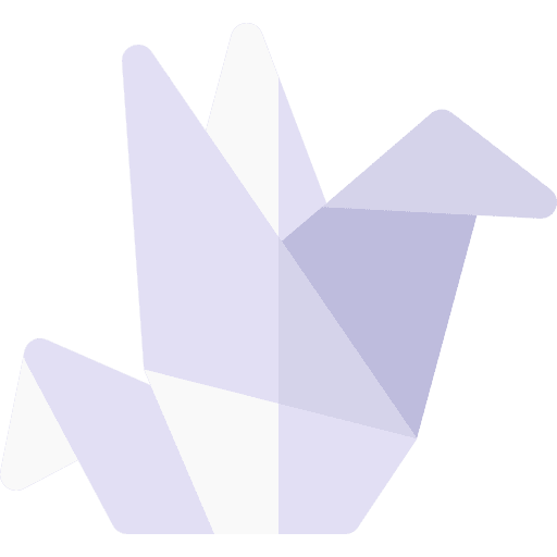Origami swan hobbies and free time art icon Origami swan hobbies and free time art icon
