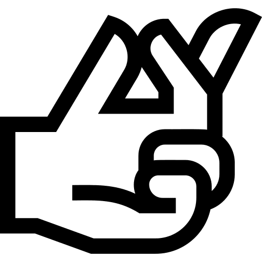 Snap snap easy way hand icon