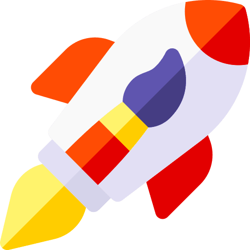 Start up transportation spacecraft space shuttle icon Start up transportation spacecraft space shuttle icon