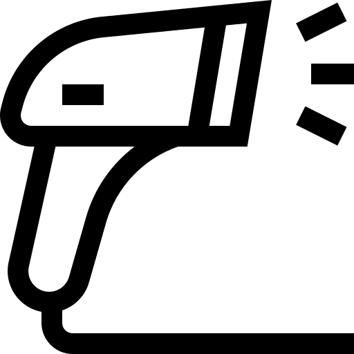 Barcode scanner bar code supermarket scan icon