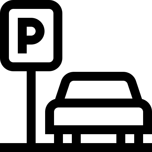 Car parking network transport transportation icon