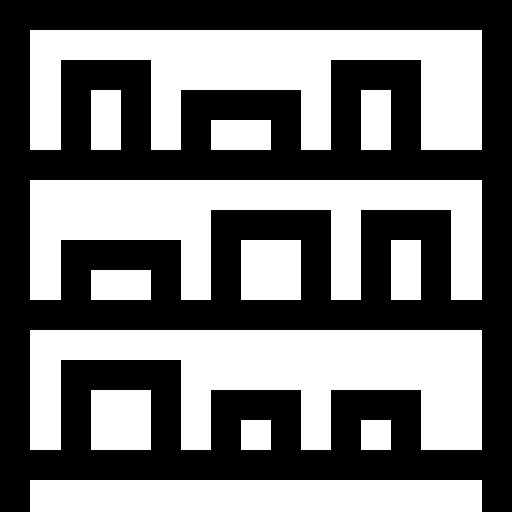 Stock storage package store icon